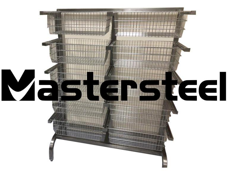 CSSD STERILIZING BASKET RACK – MasterSteel
